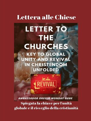 cover image of Lettera alle Chiese  Spiegata la chiave per l'unità globale e il risveglio della cristianità
